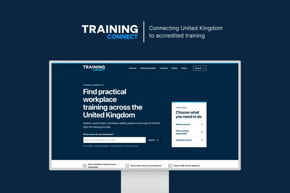 Training Connect UK platform preview